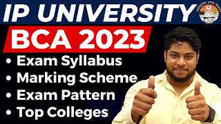 BCA IP University 2023:Entrance exam Syllabus Pattern Admission Process🔥Complete Details