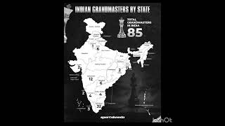 Indian Grandmasters By State | #chess #grandmaster #chessgame #india #tamilnadu #chesstamil #tn