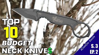 Top 10 Best Budget Neck Knives | AK Blade S.3 EP 2 Just Jul's Beard - CRKT Knife Giveaway