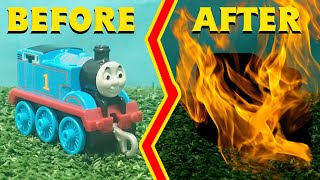 My Fans Made Me Do This To Thomas!? | Destroying Push Along Thomas