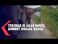 Terjebak Di Jalan Buntu, Jambret Dihajar Warga