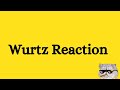 Flash card series -1  Organic chemistry Wurtz Reaction