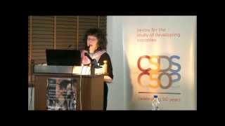 Meaghan Morris at CSDS, Golden Jubilee Lecture