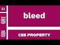 CSS Property : bleed explained !