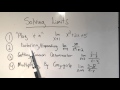 Limits: Solving and Computing Limits (2 Minutes)