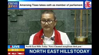 Amarsing Tisso(BJP) take oath as Member of parliament ( Diphu ,Assam)# NE Hills Today//