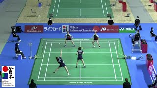 【総合2022】内山智尋／金廣美希（再春館製薬所）vs 正田捺実／清家菜々子（百十四銀行）