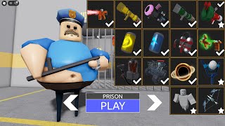 BARRY'S PRISON RUN! (OBBY) - Use All Items Roblox Update All Morphs Unlocked Full Gameplay #obby