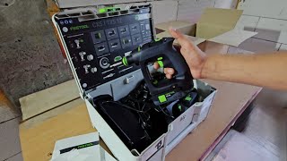 Festool cxs 12 Обзор и Рооспаковка.