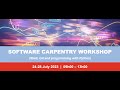 SOFTWARE CARPENTRY WORKSHOP (Shell, Git and programming with Python) Day 1