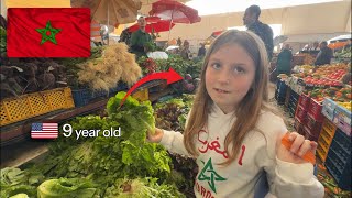 American Girl SHOCKS Locals Speaking Darija at Moroccan Market