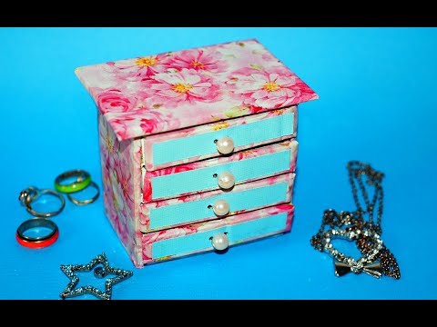 Hand Made Matchbox Craft | Easy Jewelry box making tutorial | Julia DIY Hand Made Matchbox Craft | Easy Jewelry box making tutorial | Julia DIY