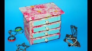Hand Made Matchbox Craft | Easy Jewelry box making tutorial | Julia DIY Hand Made Matchbox Craft | Easy Jewelry box making tutorial | Julia DIY