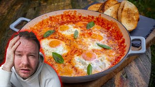 Eggs in purgatory is THE best hangover cure