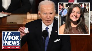 Biden mispronounces Laken Riley's name during the State of the Union