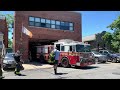 FDNY Engine 246 spare returning to quarters after a run in the Sheepshead area of Brooklyn, New York