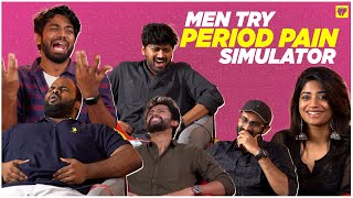 Men Try Period Pain Simulator | Girl Formula