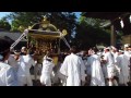 1146後藤義光生誕２００年祭・中里区八坂神社の神輿が鶴ｹ谷八幡宮を出発。h27ysk15