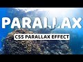 Easy CSS parallax effect tutorial | HTML and CSS | Parallax effect