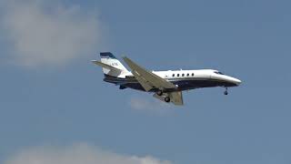 Private Cessna Citation Latitude G-LATO Landing Malaga LEMG