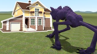 CATNAP VS HOUSES!! (Poppy Playtime Chapter 3) - Garry's Mod