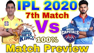 IPL 2020 Chennai Super Kings vs Delhi Capitals Preview - 25 Sep | CSK vs DC | Highlights | Dubai
