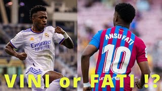 Barcelona 2-3 Real Madrid || Vinicius Jr vs Ansu Fati • Football World Reacts 😍🔥⚽❤️
