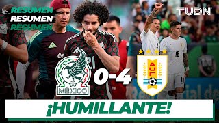 Resumen y goles | México 0-4 Uruguay | Amistoso Internacional | TUDN