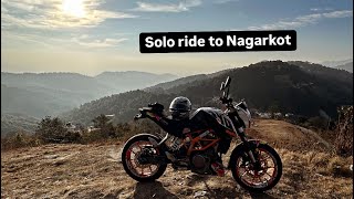 Solo ride to Nagarkot/ Exploring the beauty of the hills/ #ktmduke #duke390