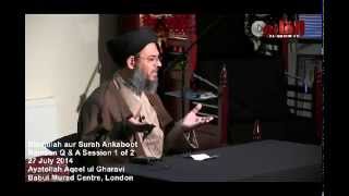 Question & Answer Session - Part 1 -  Ayatollah Aqeel ul Gharavi