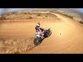 Motocross and rally car chase by fpv drone