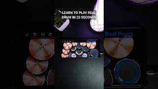 LEARN TO PLAY REAL DRUM IN 20 SECONDS 🥁