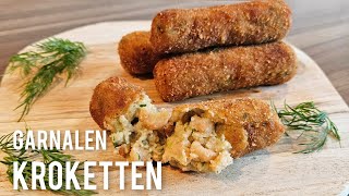 Garnalen Kroketten maken recept|Shrimp croquettes recipe|