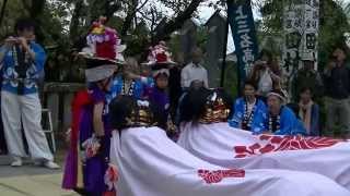 一宮中筋獅子組の獅子舞(讃岐国一宮田村神社秋大祭)