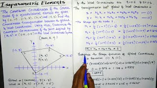 Isoparametric Quadratic elements in Finite Element Method | FEA Problems