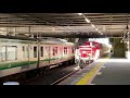 横浜線内dd200 13牽引東京メトロ18000系18103f甲種輸送 古淵駅通過シーン