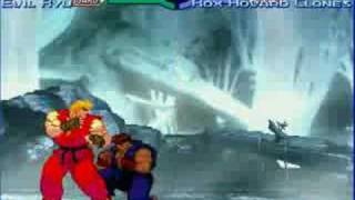 Evil Ryu (me) vs Bonus Stage Ken clones