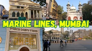 Mumbai #viralvideo| Walking In Street Of Marine Lines | Mumbai | India.