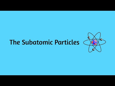 What are the charges for the 3 subatomic particles?