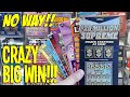 NO WAY!! $$$ CRAZY BIG WIN!!! $100 LOTTERY SCRATCH OFF TICKET