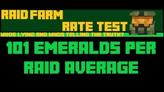 Rate testing raid farms for minecraft bedrock