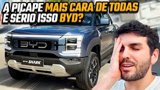 Tudo que a BYD Shark 2025 tem que outras picapes não tem. Análise, promoção, preço e acessórios.