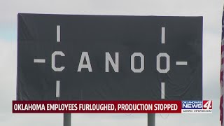 Oklahoma employees furloughed, production stopped