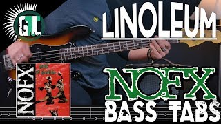 NOFX - Linoleum | Bass Cover With Tabs in the Video