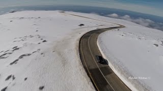 Car chase ❄️ on Serra da Estrela Mountain