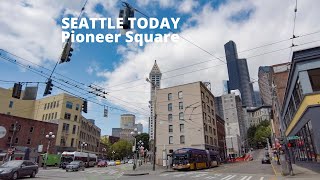 Seattle PIONEER SQUARE Walkthrough | Slow Walk Sunday