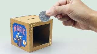 How to Make Coin Bank Box | Diy Magic Box