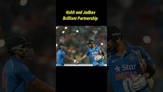 కోహ్లీ, జాదవ్ మ్యాచ్ విన్నింగ్ పార్ట్నర్ షిప్ # kohli , Jadhav .... #shorts