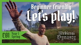 E1: Autumn Update, New Village! Beginner Friendly Medieval Dynasty Let’s Play – Year 1, Spring