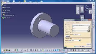 Catia v5 circular pattern or array tutorial in Hindi